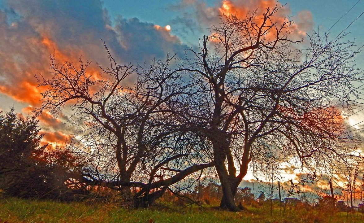 roter Sonnenuntergang